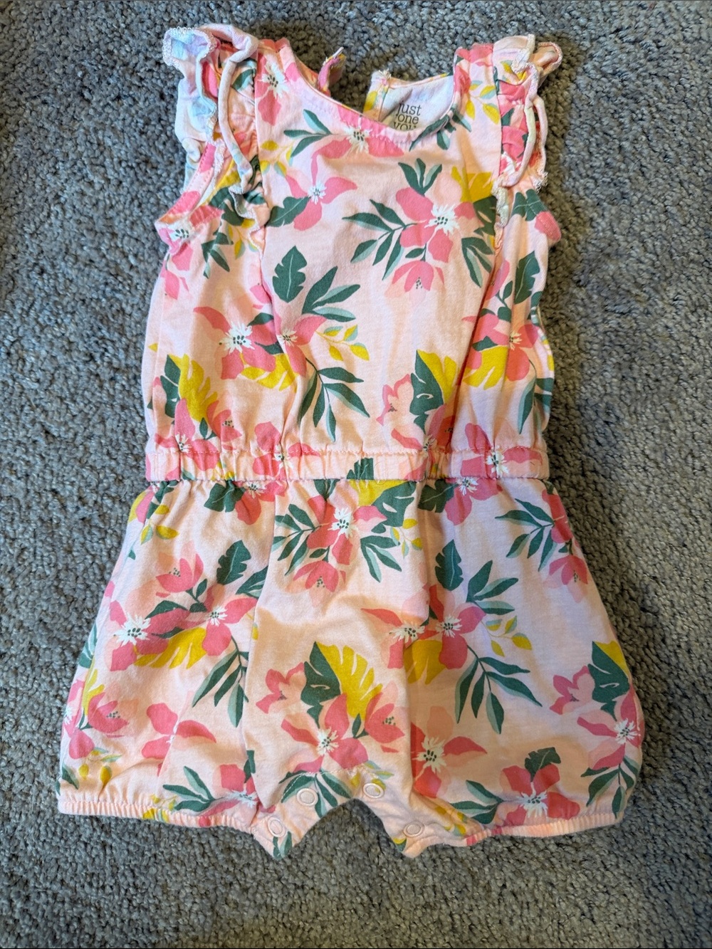 Carter’s Just One You Floral Pink Baby Romper